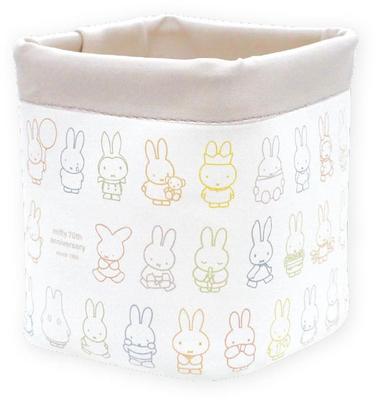 Factory Miffy Synthetic Leather Basket 70th History H120 X W95 X D95mm T's MF-5545322HI