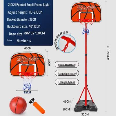 Portable Height-Adjustable Basketball Hoop