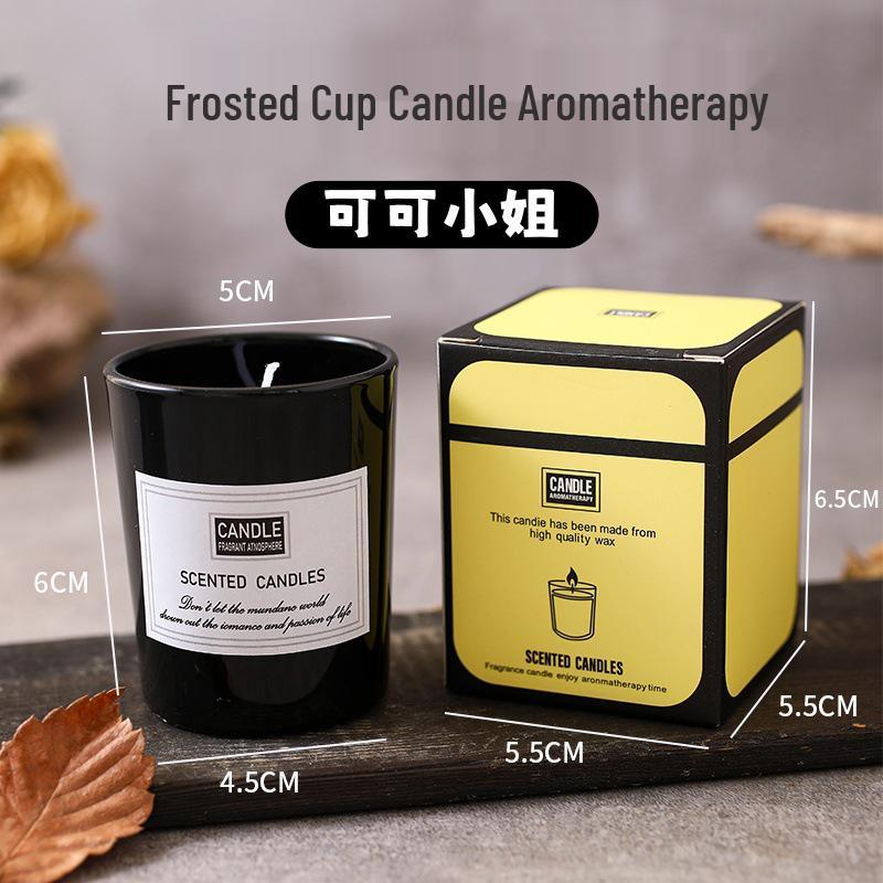 Роскошная матовая чашка, бездымная ароматическая свеча - Ручная работа, Долговечный аромат, Идеальный подарок для дома.