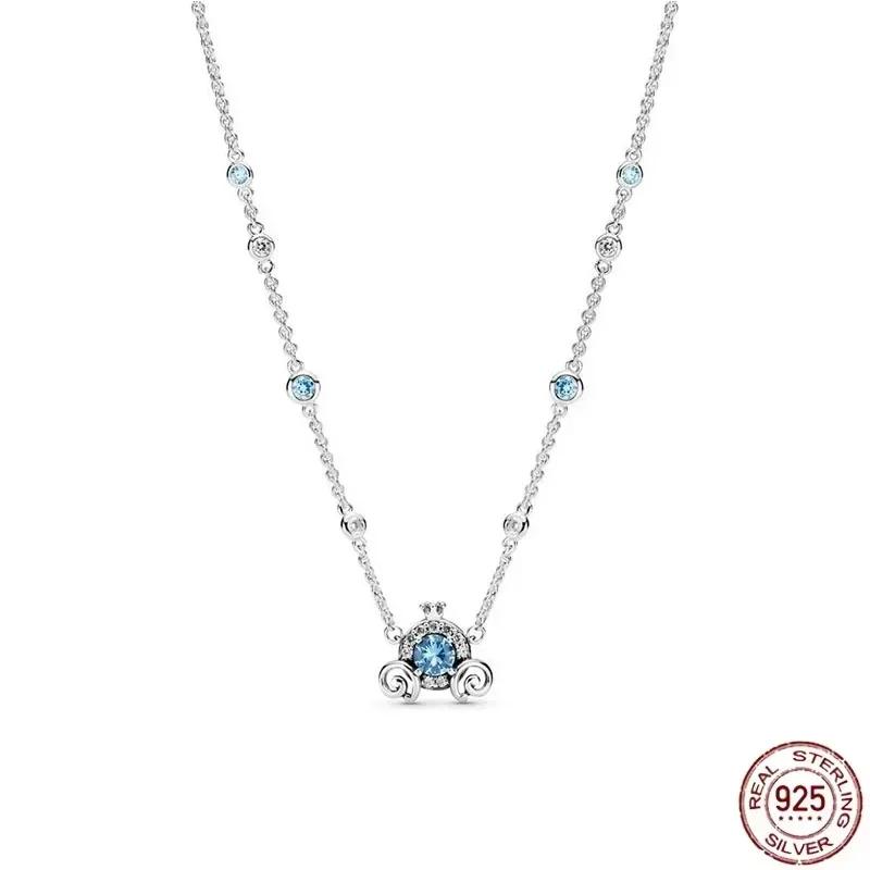 Collana a Cuore in Argento 925 Regalo di Natale Compleanno per Donne Gioielli Rotondi Lucidi Raffinati Fascino Classico Sorpresa