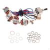 Circuit Wiring 2V2T Set A500K B500K Pots for LP Electric Guitar Accessory