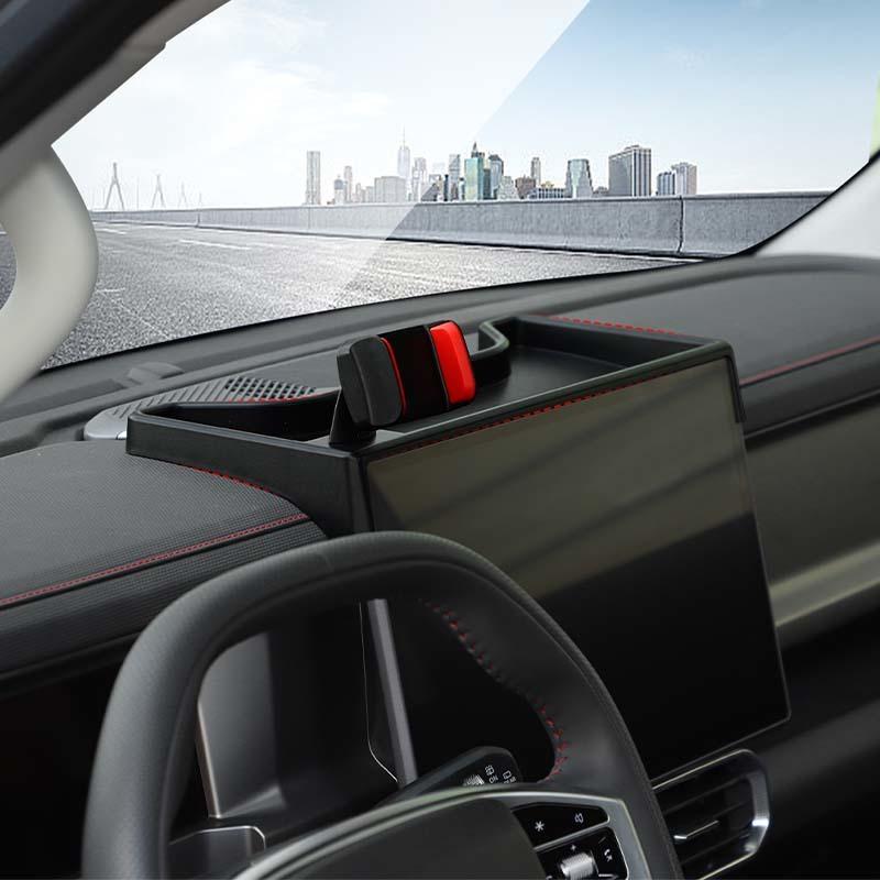 Car Center Console Phone Holder Storage Box Bracket GPS Stand Fit For  Jetour Traveler 2023 Up Shanhai T2 2024 Up Car Interior Accessories