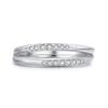 Tancise Classic 925 Sterling Silver  Zircon Ring Ladies Jewelry Wedding Promise Party Gift