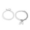 Wholesale Summer Beach Collection Vintage Bohemia Pearls Coins Pendants 2pc Set Women Ankle Bracelets