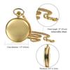 JEWELRYWE Pocket Watch Antique Analog Free Engraving Pendant Watch Pocket Watch Waterproof Antique Alloy Gold Coming of Age Ceremony Birthday