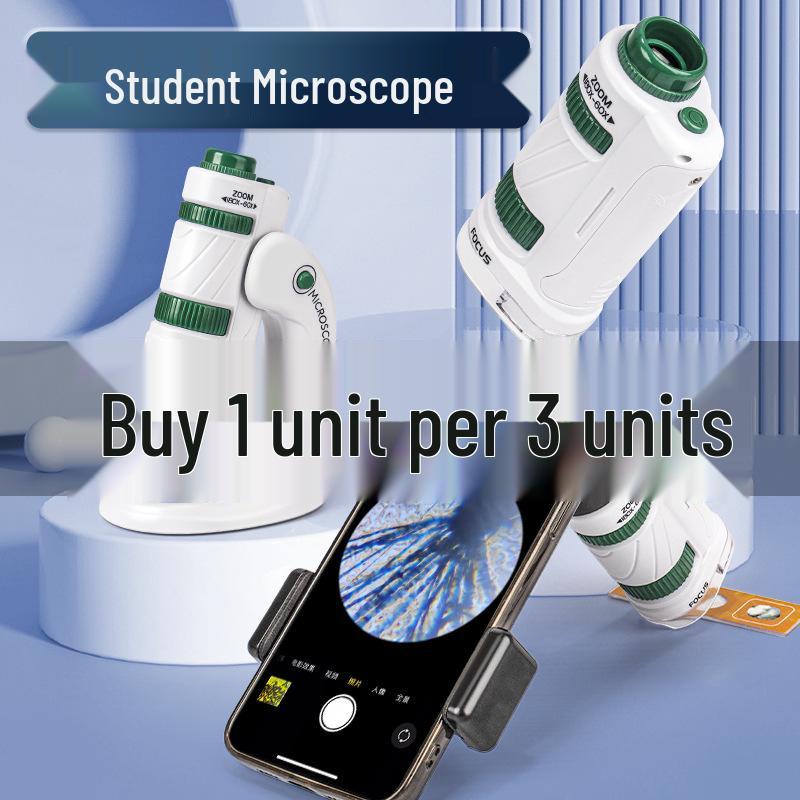 Xueyouma Kids' Portable Microscope Science Experiment Set for Elementary Students – Educational Biology Toy