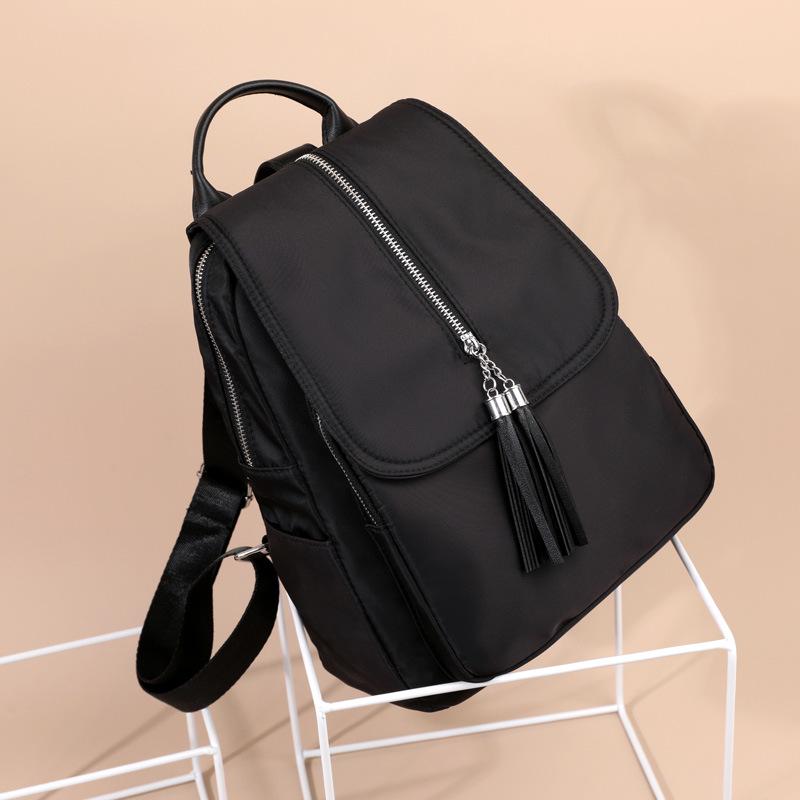 Women's Trendy 2025 Korean Style Travel Backpack - Casual Outdoor Nylon Double Shoulder Bag