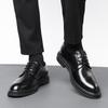 Casual Leather Shoes Men's Formal Wear Men's Autumn Low-top Suit British Style Groom Wedding Shoes 2025