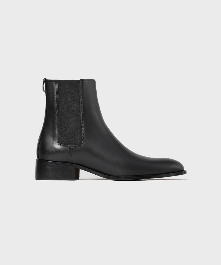 Firenze Atelier High Ankle Line Slim Toe Chelsea Boots 3342 [Black Fg]