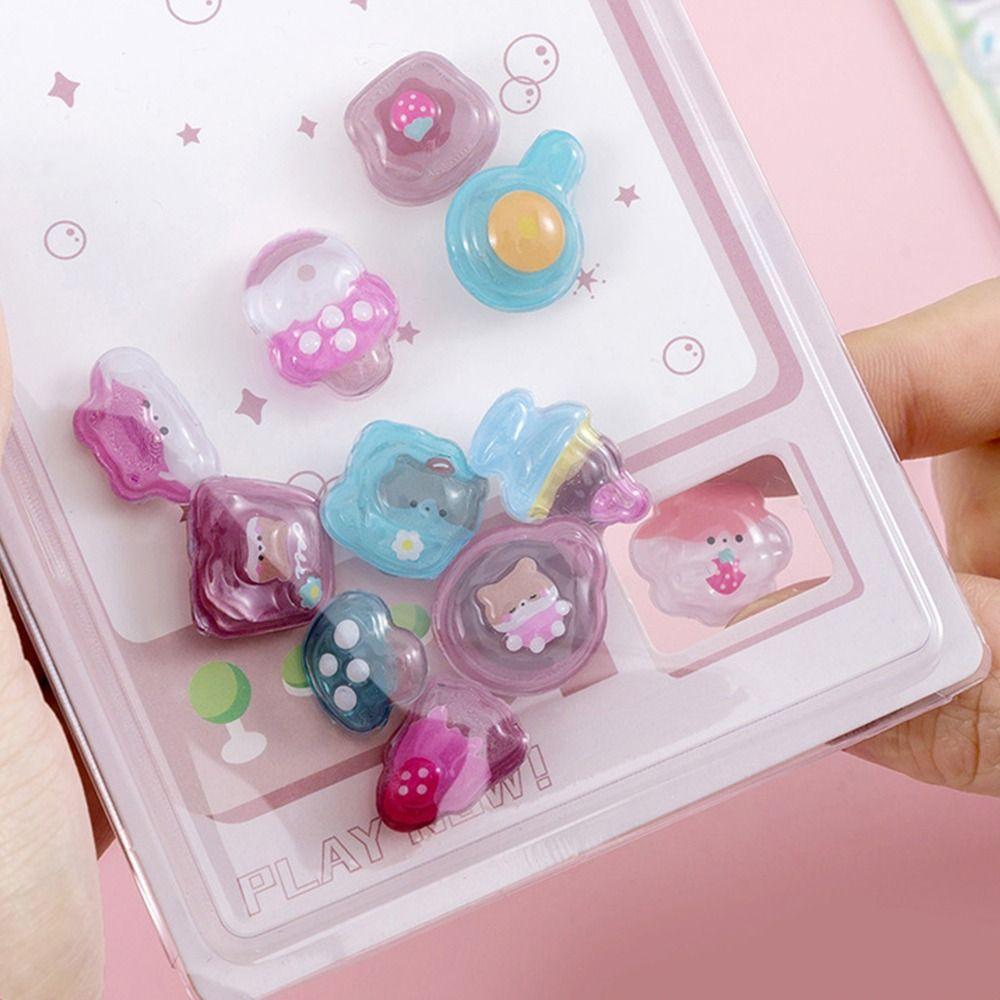 PVC 3D Crystal Sticker DIY Crafts Cartoon Animal Sticker  Phone Case Decoration