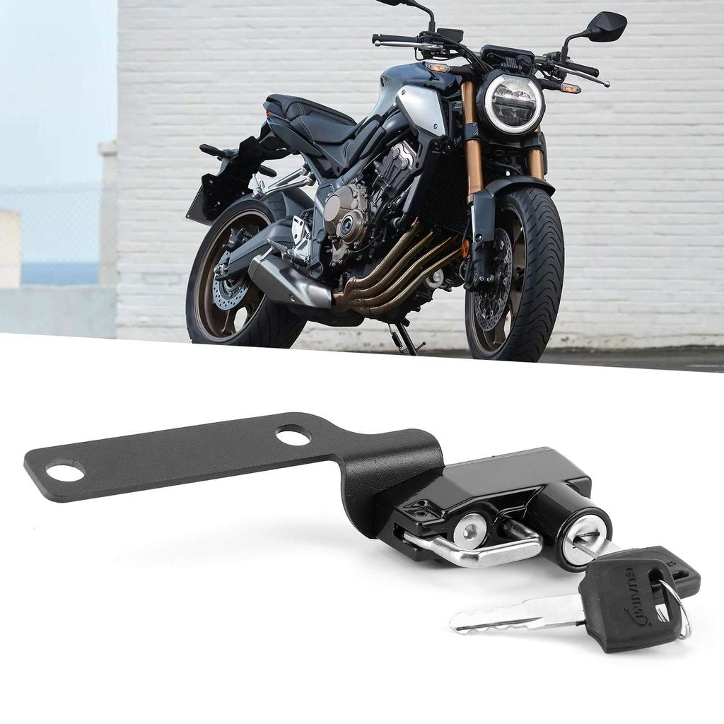 Bike Lock Helmet Holder 2x Key Compact Fit Honda CB125R CB250R CBR650R CB650R Motorcycle