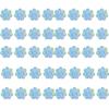 20 Pairs Women Sexy Self Adhesive Nipple Covers Colorful Ice Crack Pattern Disposable Breast Stickers Pasties Sticky Bra
