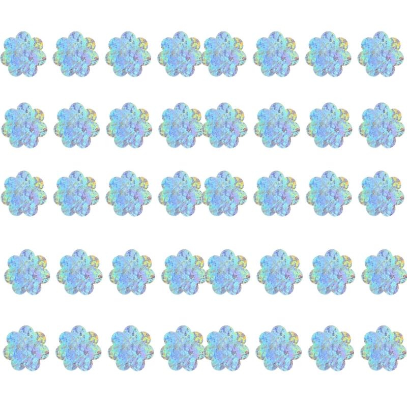 20 Pairs Women Sexy Self Adhesive Nipple Covers Colorful Ice Crack Pattern Disposable Breast Stickers Pasties Sticky Bra
