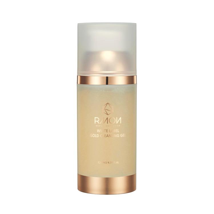 RMON White Label Gold Cleansing Gel Vitalizing & Deep Purifying Facial Cleanser 120ml