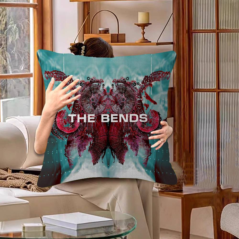 Band R-Radiohead OK Computer Cushion Cover Car Throw Pillow Case For Sofa Car Christmas Gift 40x40cm 45x45cm