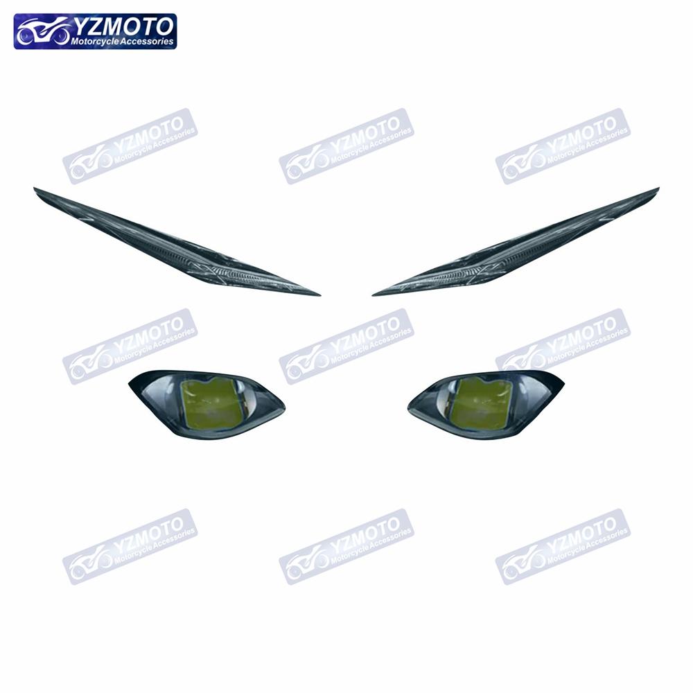 For YZF R1 YZF-R1 2021 Motorcycle Racing Headlight Printing Protection Sticker Motorbike Reflective Waterproof Decal Stickers