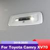 Car Rear Roof Reading Light Frame Trim Cover for Toyota Camry 2018      70 V70 Xv70 Trd Accessories Auto