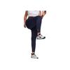 PUMA High Waist Running Fitness Training Solid Color Nine Point Sports Pants Women bottoms Navy-Blue 520267-06