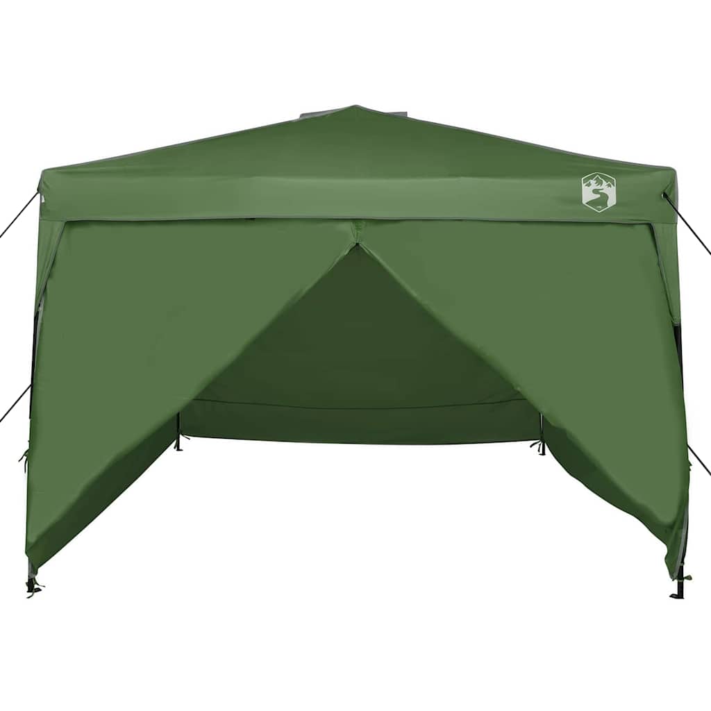 Pop Up Gazebo Tent 290 X 290 X 251 Cm Green Fabric