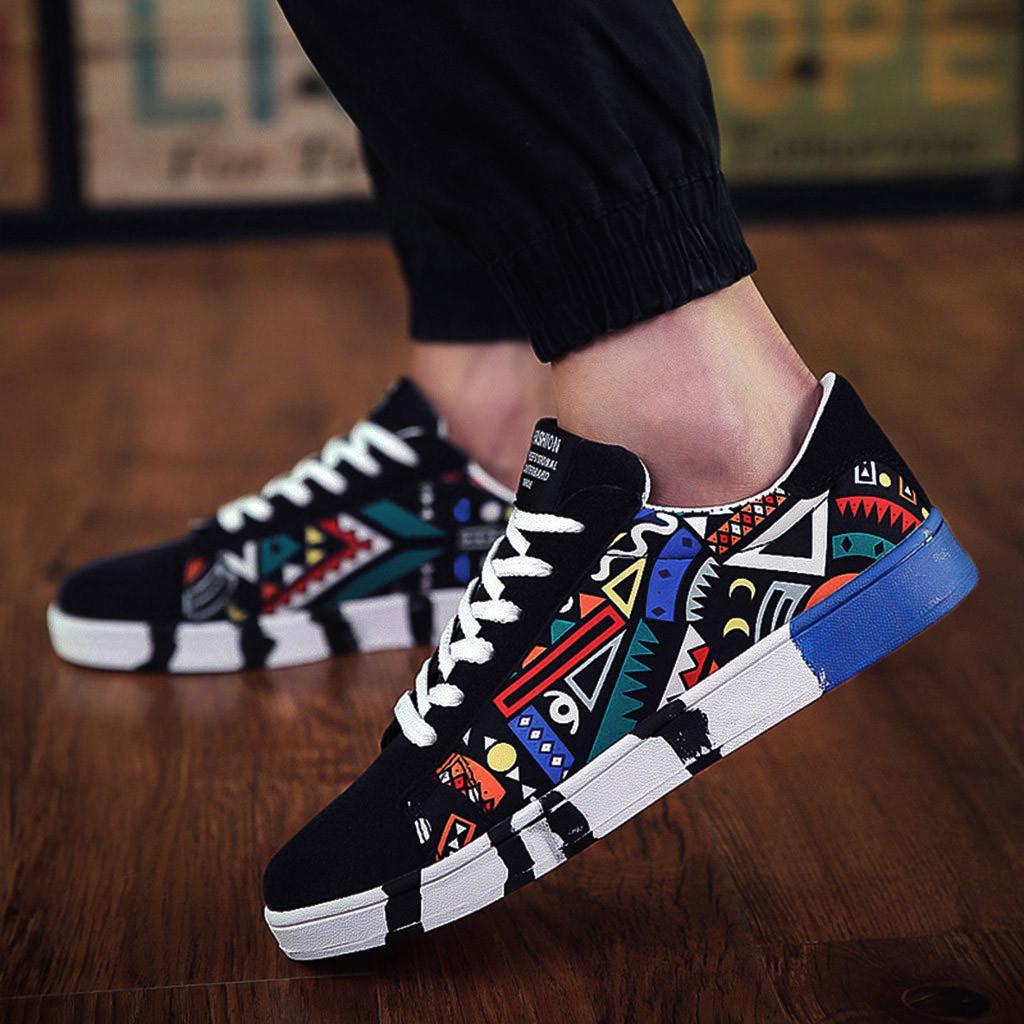 Fashion Sneaker Shoes for Men Casual Shoes Fashion Men's Colorfor Shoes Canvas Sport Lace-Up Men's Men's Suede Classic Sneaker