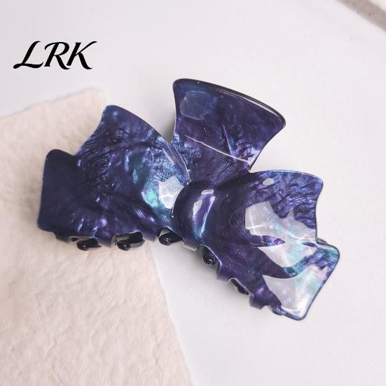Break-resistant Hair Claw for Women, Bowknot Shape Clip, Anti-slip Teeth Clip For Daily Use Shark Claw, Comfortable Fit Accessory Thick
