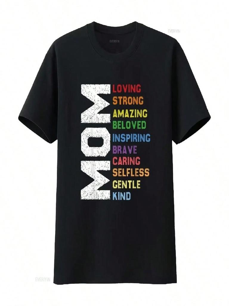 Funny Mother S Day Mom Loving Strong Amazing T Shirt Vintage Washed Designer Clothes Comfortable Unisex Graphic Breathable Soft