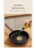 Multifunctional Maifan Stone Non-stick Flat Bottom Frying Pan for Household and Stovetop Use