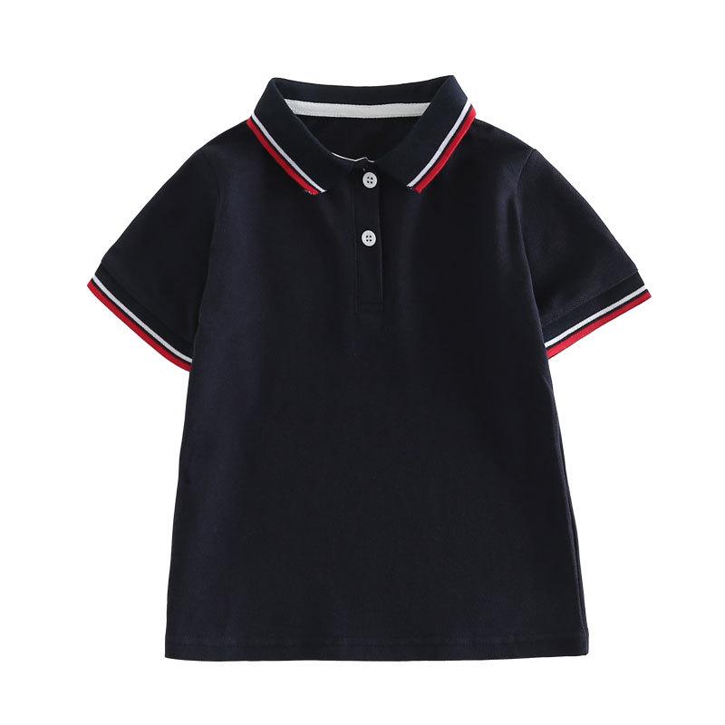 Exquisite Girls' Summer Cotton Polo Dress - Academy Style Princess Dress School Uniform