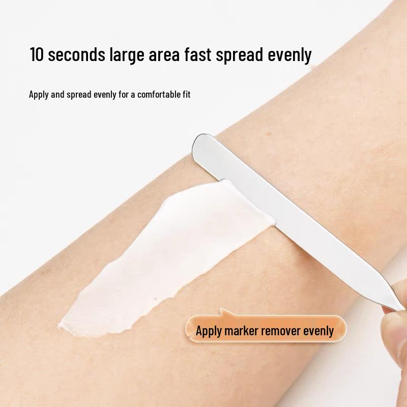 Stainless Steel Makeup Spatula for Mixing, Microblading, and Facial Scraping.