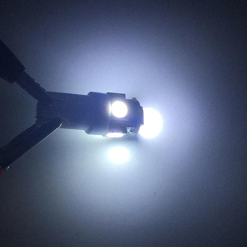10/20/30/50 PCS T10 W5W LED Bulbs For Car Interior Dome Maps Reading Door Trunk Lights 12V 5050-5SMD 7000K White Red Yellow Blue Dome Lights 6
