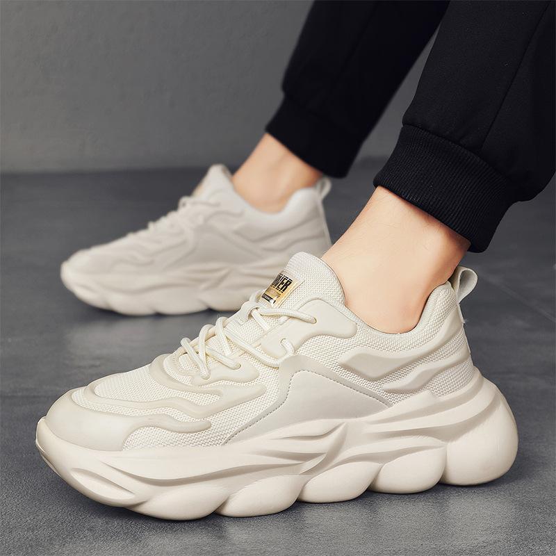 

2025 spring and autumn new breathable mesh sports and leisure men s shoes thin men s air cushion deodorant mesh shoes wave shoes 44