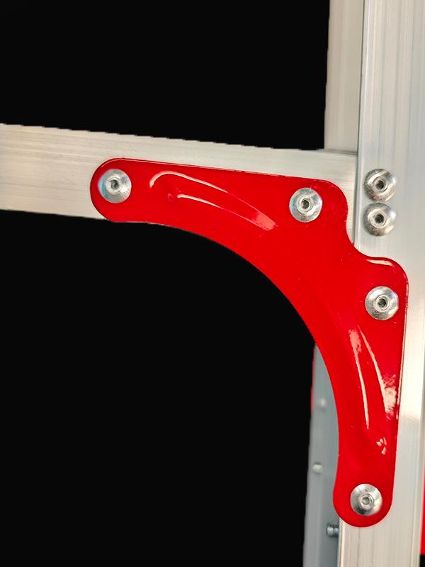 Aluminum Telescopic A-Frame Ladder Accessories: Right Angle Fixator & Triangular Reinforcement Bracket