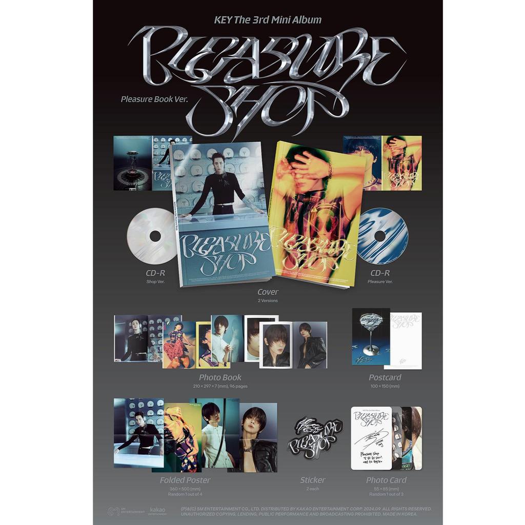 KEY (SHINEE) [PLEASURE SHOP] 3rd Mini Album (Pleasure Book ver.)