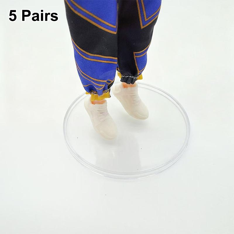 Pointed High Heels for Dolls 5 Pairs Toy Boots Princess Dress Up and Playhouse Fun