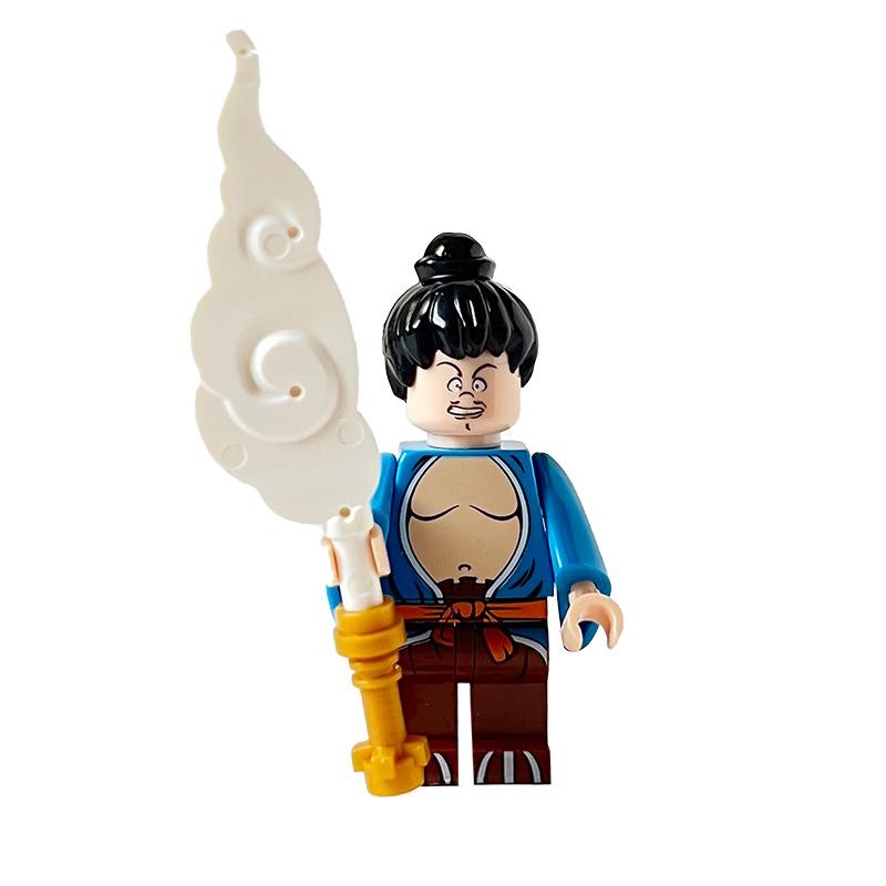 Ninja Warrior Superhero Doll With Weapon Single Building Block Assembly Toy