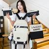 4-piece Set of Fresh Campus Backpacks for Girls High-quality Bags From Middle School Elementary School Cute and Lightweight Backpacks Bag