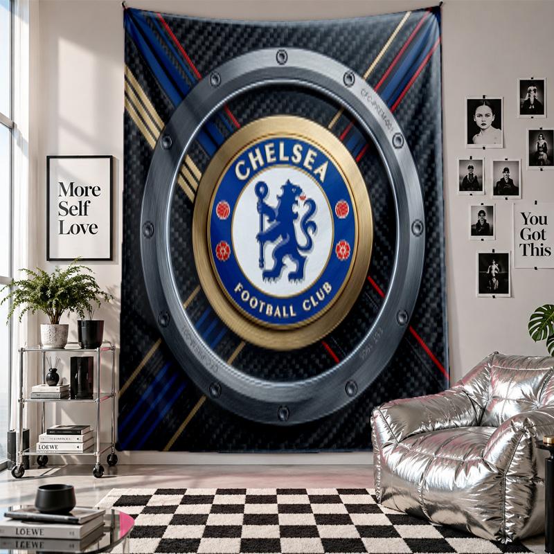 Chelsea FC Wall Tapestry Home Decor Wall Hanging Cloth for Bedroom Living Room Background