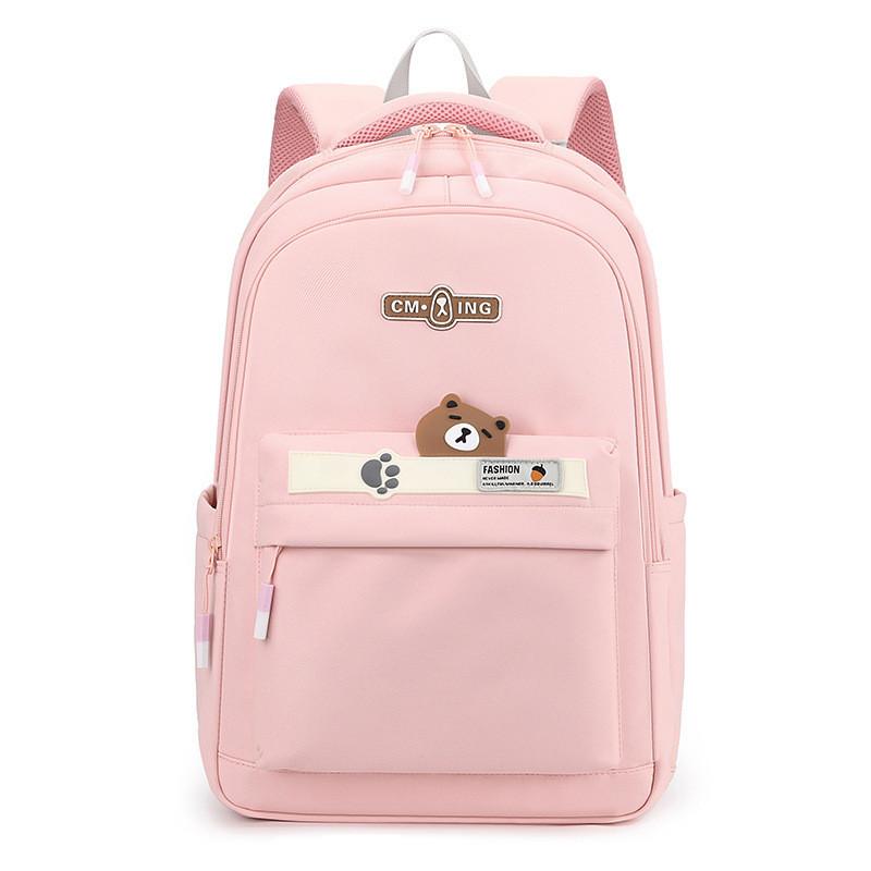 New Style Student Backpack For 3-6 Grade Primary School Kids Cartoon Bag With Large Capacity