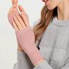Lightweight Half Finger Gloves For Easy Smartphone Use And Commuting Soft Polyester Comfortable Design