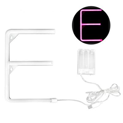 USB Battery Operated Neon Letter Light Wall Mounted Letter Neon Light Alphabet Neon Art Light  Bar