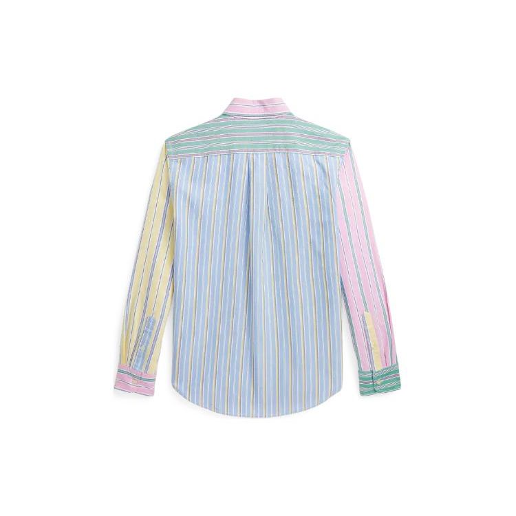 Polo Ralph Lauren Košile Dětská Barevná Pruhovaná Dlouhý Rukáv Dětské topy Vícebarevná CWPOWOVY6820-424