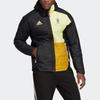 Adidas Casual Sports Warm Letter Hoodie Cotton Jacket Men Jacket Black H48973