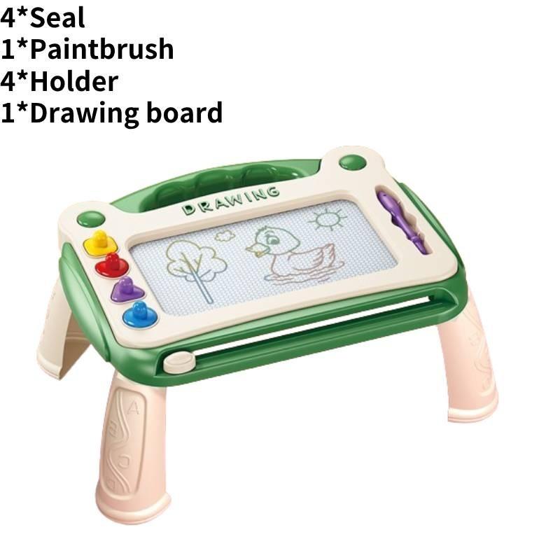 Buntes magnetisches Zeichen- und Schreibbrett für Kinder für fesselnden Lernspaß