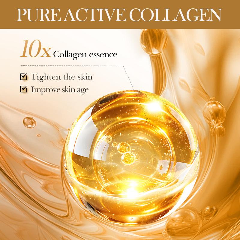 30pcs Collagen Cream Moisturizing Hydrating  Capsule Essence Anti-aging Facial Moisturizing Brightening Firming Facial Essence Skincare