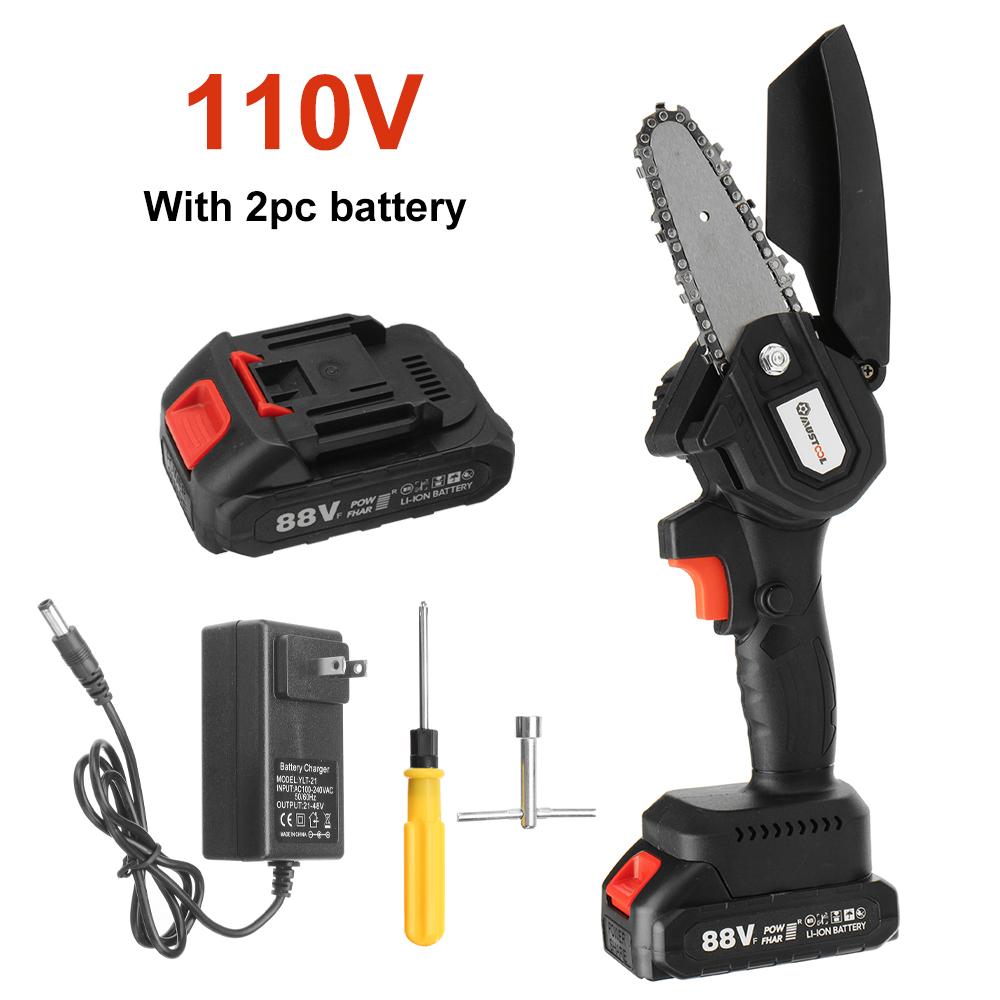 88V 800W Mini One Hand Saw Electric Saw Woodworking Wood Cutter Cordless Tool