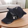Rivet Metal Ring Baseball Hat Pin Peaked Cap Lightweight Sunscreen Hat  Girl