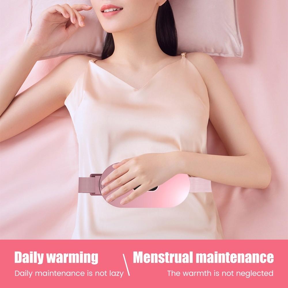 Regulierbare Temperatur Menstruationsbeschwerden Wärmegürtel Heiße Kompresse Schmerzlinderung Massagegerät Tragbares Elektrisches Heizkissen
