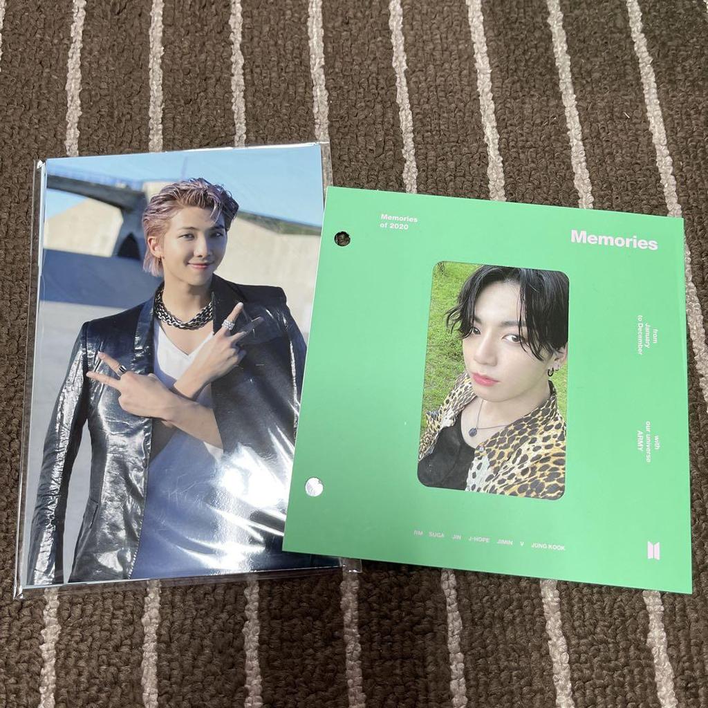 [USED] BTS Memories of 2020 Random Trading Cards Jungkook Blu-ray
