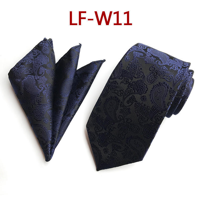 Polyester Material Fashion Suit Waist Tie Plus Pocket Towel Set