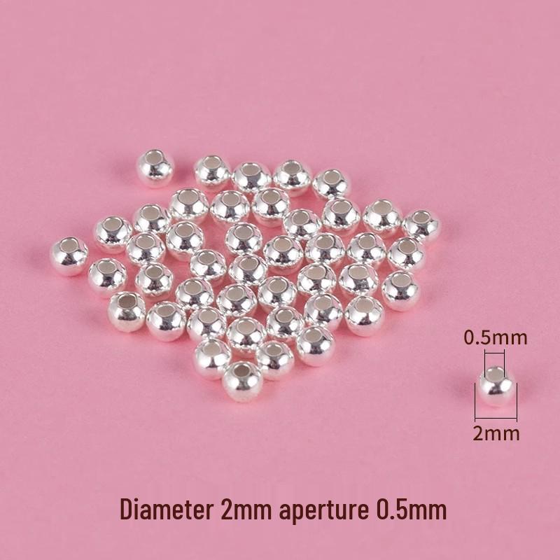Perles Libres en Argent Sterling 925 pour la Fabrication de Bijoux DIY: Perles intercalaires pour bracelets et colliers